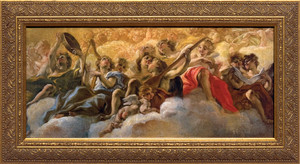 Concert of Angels by Gaulli Framed Art Concert of Angels by Gaulli Framed Art