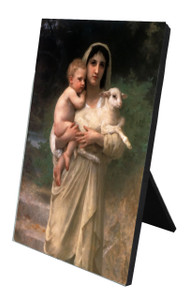 Young Shepherdess Vertical Desk Plaque Young Shepherdess Vertical Desk Plaque