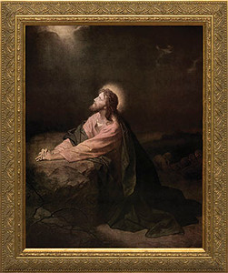 Christ in the Garden of Gethsemane Framed Art Christ in the Garden of Gethsemane Framed Art
