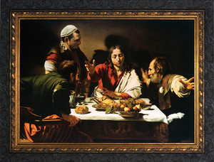 Supper at Emmaus Framed Art Supper at Emmaus Framed Art