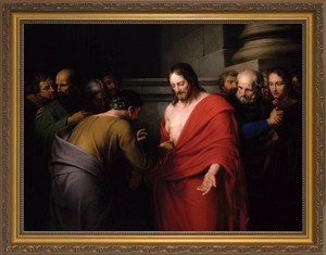 St. Thomas and Christ Framed Art St. Thomas and Christ Framed Art