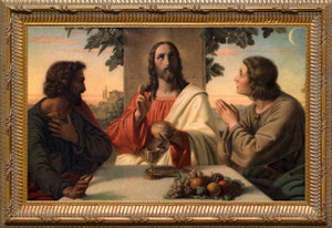 The Breaking of the Bread Framed Art The Breaking of the Bread Framed Art