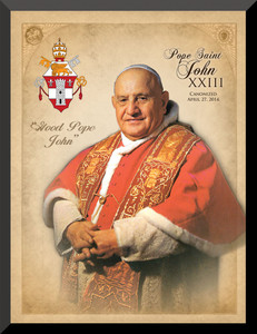 Pope John XXIII Saint Commemorative Wall Plaque Pope John XXIII Saint Commemorative Wall Plaque