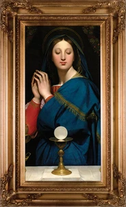 Madonna of the Host 16"x32" - Gold Museum Framed Canvas