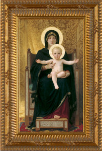 Virgin and Child - Ornated Gold Framed Art Virgin and Child - Ornated Gold Framed Art