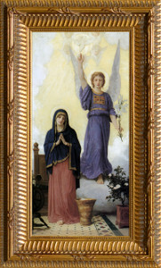 L'Annunciation - Ornate Gold Framed Art L'Annunciation - Ornate Gold Framed Art