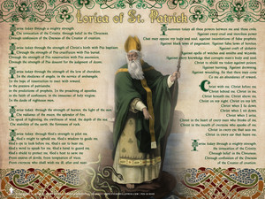 St. Patrick with Prayer Wall Plaque St. Patrick with Prayer Wall Plaque