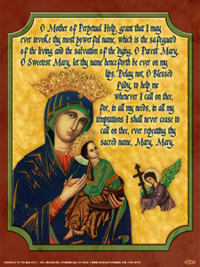 Mother of Perpetual Help Poster Mother of Perpetual Help Poster