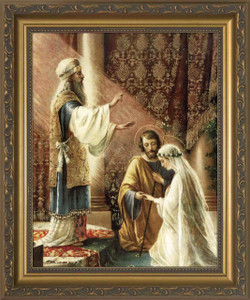 Wedding of Joseph & Mary Framed Art Wedding of Joseph & Mary Framed Art