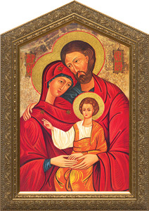 Holy Family Icon Framed Holy Family Icon Framed