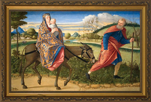 Flight Into Egypt Framed Art Flight Into Egypt Framed Art