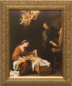Holy Family by Murillo Framed Art Holy Family by Murillo Framed Art