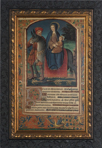 Flight Into Egypt (Medieval) Framed Art Flight Into Egypt (Medieval) Framed Art