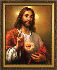 Sacred Heart of Jesus II Framed Art Sacred Heart of Jesus II Framed Art