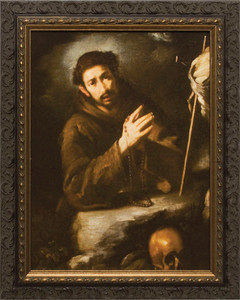 St. Francis in Prayer Framed Art St. Francis in Prayer Framed Art