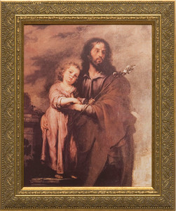 St. Joseph by Murillo Framed Art St. Joseph by Murillo Framed Art