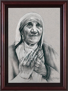 Mother Teresa by Lisa Brown Framed Art Mother Teresa by Lisa Brown Framed Art