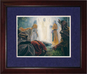 Transfiguration by Jason Jenicke Matted - Cherry Framed Art Transfiguration by Jason Jenicke Matted - Cherry Framed Art