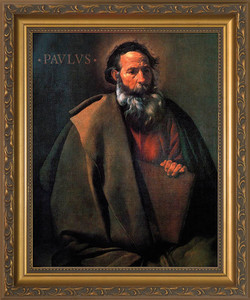 St. Paul by Velazquez - Standard Gold Framed Art St. Paul by Velazquez - Standard Gold Framed Art