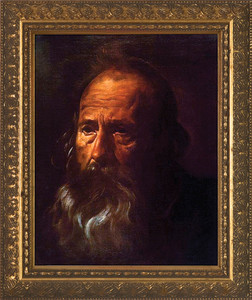 St. Paul (Portrait) by Velazquez - Gold Framed Art St. Paul (Portrait) by Velazquez - Gold Framed Art