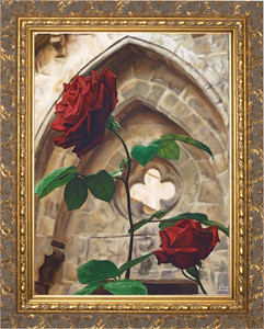 Roses by Jason Jenicke - Ornate Gold Framed Art Roses by Jason Jenicke - Ornate Gold Framed Art