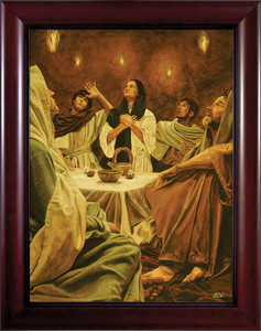 Descent of the Holy Spirit by Jason Jenicke Cherry Framed Art Descent of the Holy Spirit by Jason Jenicke Cherry Framed Art