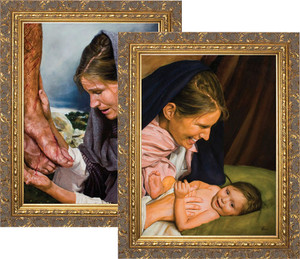 Passion of Mary (Set of 2) by Jason Jenicke - Ornate Gold Framed Arts Passion of Mary (Set of 2) by Jason Jenicke - Ornate Gold Framed Arts