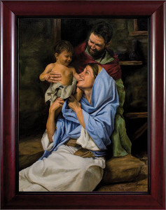 Holy Family II by Jason Jenicke Cherry Framed Art Holy Family II by Jason Jenicke Cherry Framed Art