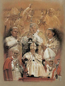 Pope John Paul II Collage Poster Pope John Paul II Collage Poster