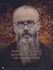 Spanish St. Maximilian Kolbe Poster Spanish St. Maximilian Kolbe Poster