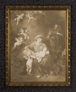 The Holy Family by Ludwig Knaus Framed Art The Holy Family by Ludwig Knaus Framed Art