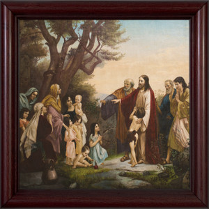 Jesus with the Women and Children Framed Art Jesus with the Women and Children Framed Art