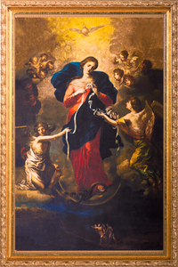 Mary Undoer of Knots Framed Art Mary Undoer of Knots Framed Art