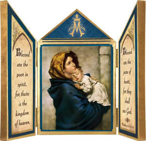 Madonna of the Streets Triptych Plaque Madonna of the Streets Triptych Plaque