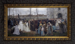 Plantation d'un calvaire - Ornate Dark Framed Art Plantation d'un calvaire - Ornate Dark Framed Art
