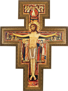 San Damiano Framed Canvas Cross San Damiano Framed Canvas Cross