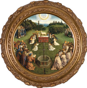 Altar of the Lamb Detail Framed Canvas Altar of the Lamb Detail Framed Canvas