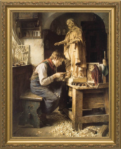His Madonna - Gold Framed Art His Madonna - Gold Framed Art