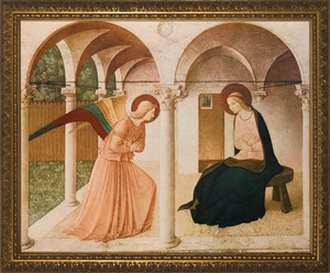 Annunciation by Bl. Fra Angelico Framed Art Annunciation by Bl. Fra Angelico Framed Art