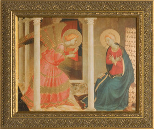 Annunciation by Bl. Fra Angelico Framed Art (2) Annunciation by Bl. Fra Angelico Framed Art (2)