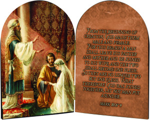 Wedding of Joseph & Mary Arched Diptych Wedding of Joseph & Mary Arched Diptych