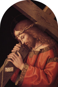 Christ Bearing the Cross Arched Magnet Christ Bearing the Cross Arched Magnet
