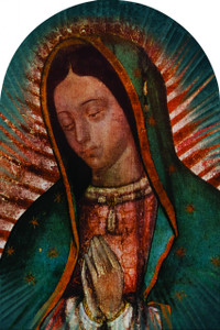 Our Lady of Guadalupe Detail Arched Magnet Our Lady of Guadalupe Detail Arched Magnet