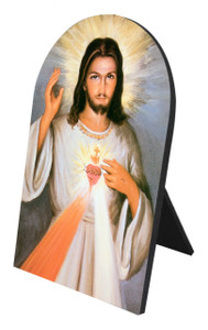 Divine Mercy Detail Arched Desk Plaque Divine Mercy Detail Arched Desk Plaque