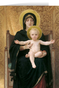 Virgin and Child Greeting Card Virgin and Child Greeting Card