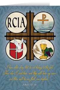 RCIA Symbols Greeting Card RCIA Symbols Greeting Card