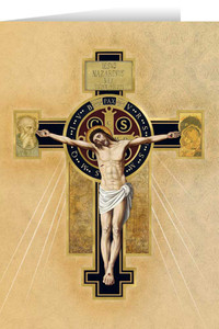 Benedictine Cross Greeting Card Benedictine Cross Greeting Card