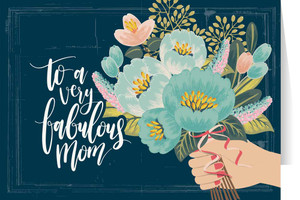 Fabulous Mom Mother's Day Greeting Card Fabulous Mom Mother's Day Greeting Card