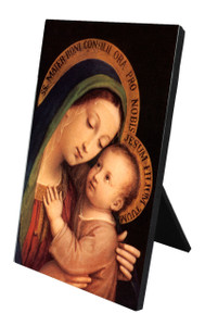 Our Lady of Good Counsel Vertical Desk Plaque Our Lady of Good Counsel Vertical Desk Plaque