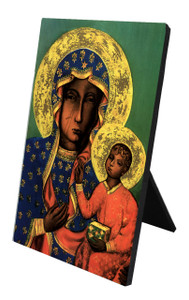 Our Lady of Czestochowa Vertical Desk Plaque Our Lady of Czestochowa Vertical Desk Plaque